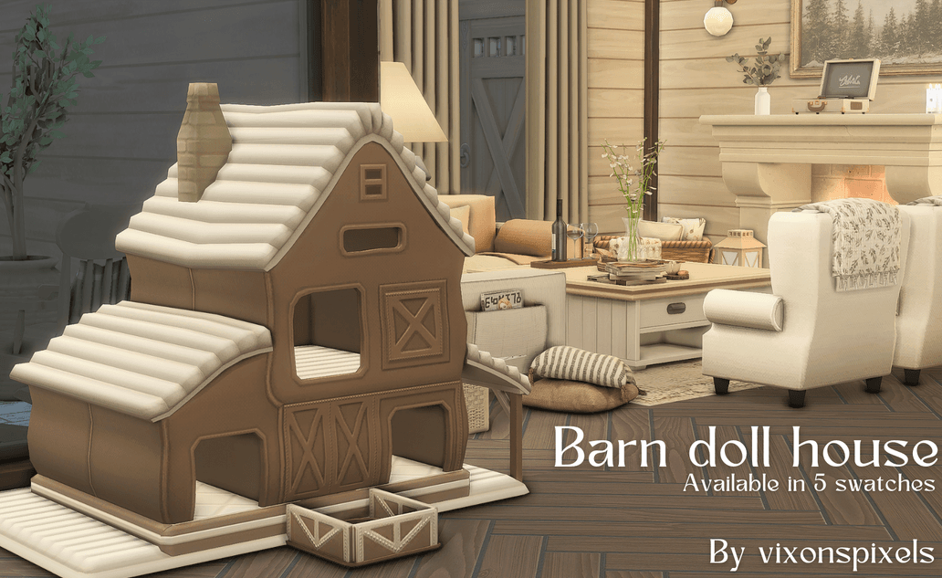 Скриншот мода Кукольный домик Barn Doll House